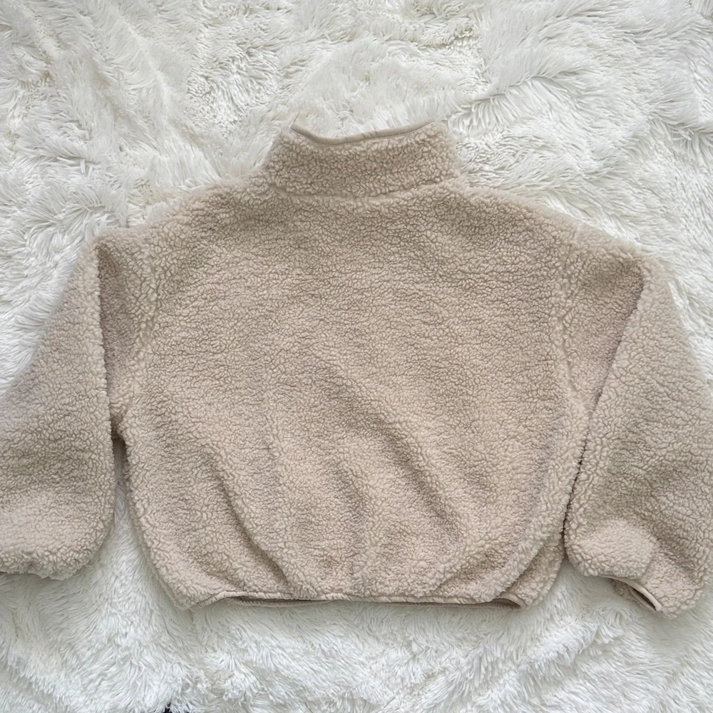 Warm Cream Sherpa Jacket - Picture 7 of 8